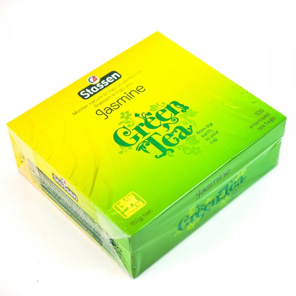 Stassen Jasmine Green 100 Tea Bags FBOP Uva region pure Ceylon Tea